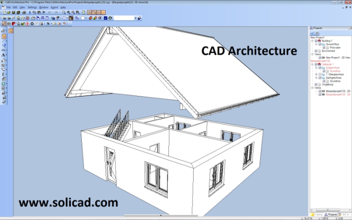 CAD Architecture - konstrukční kancelář SoliCAD, s.r.o. - strojírenství, energetika, automobilový průmysl
