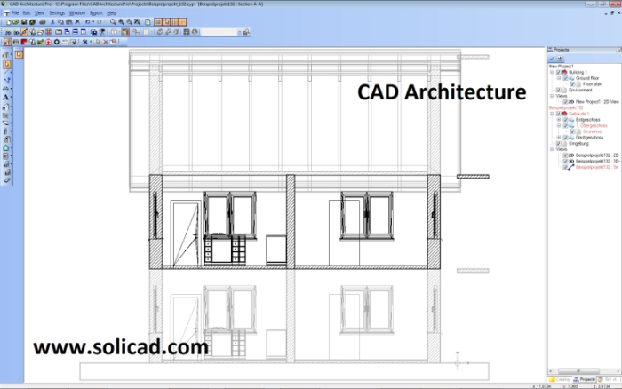 CAD Architecture - designing office SoliCAD, Ltd - machine, energetics, car industry